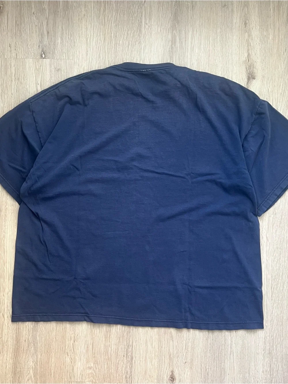 Vintage Y2K 90s Adidas Embroidered Logo T-Shirt Navy Blue Tee Mens XL